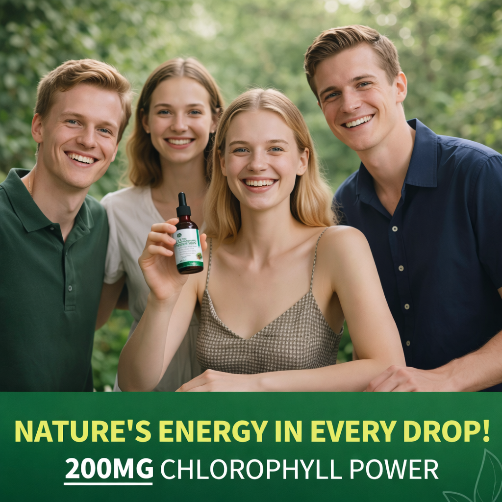 Foliene Chlorophyll Drops — Odor Control, Skin & Detox